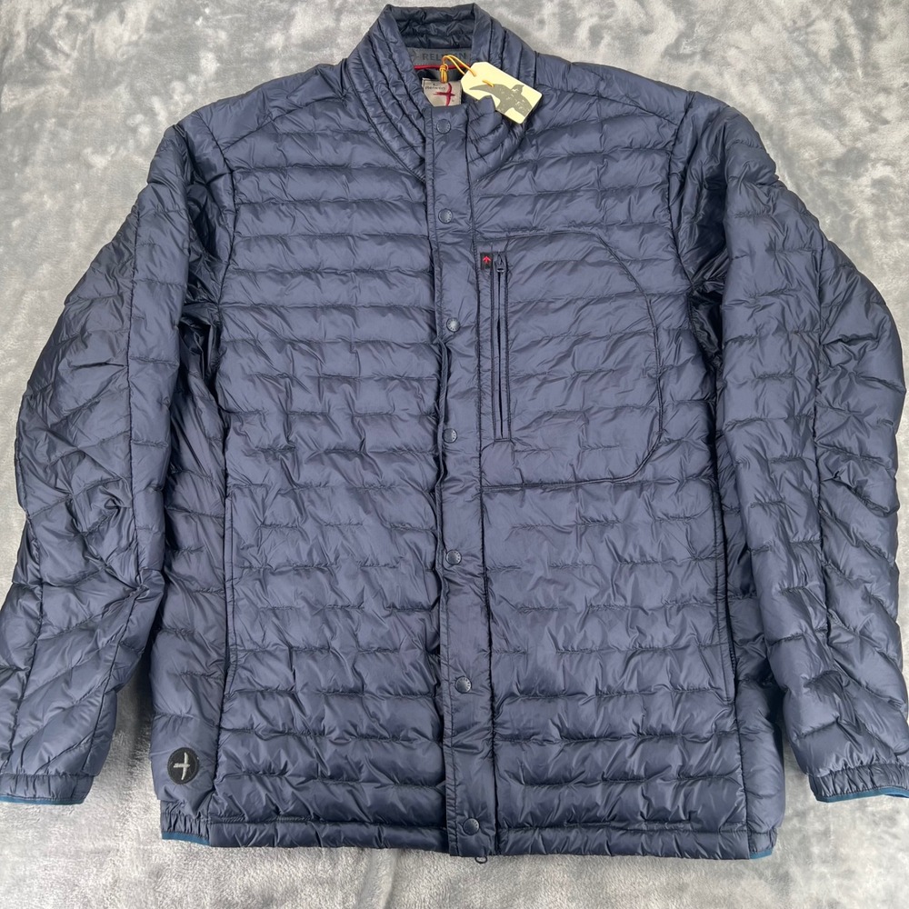 NWT Relwen Featherweight Down Jacket Navy Blue Mens Large